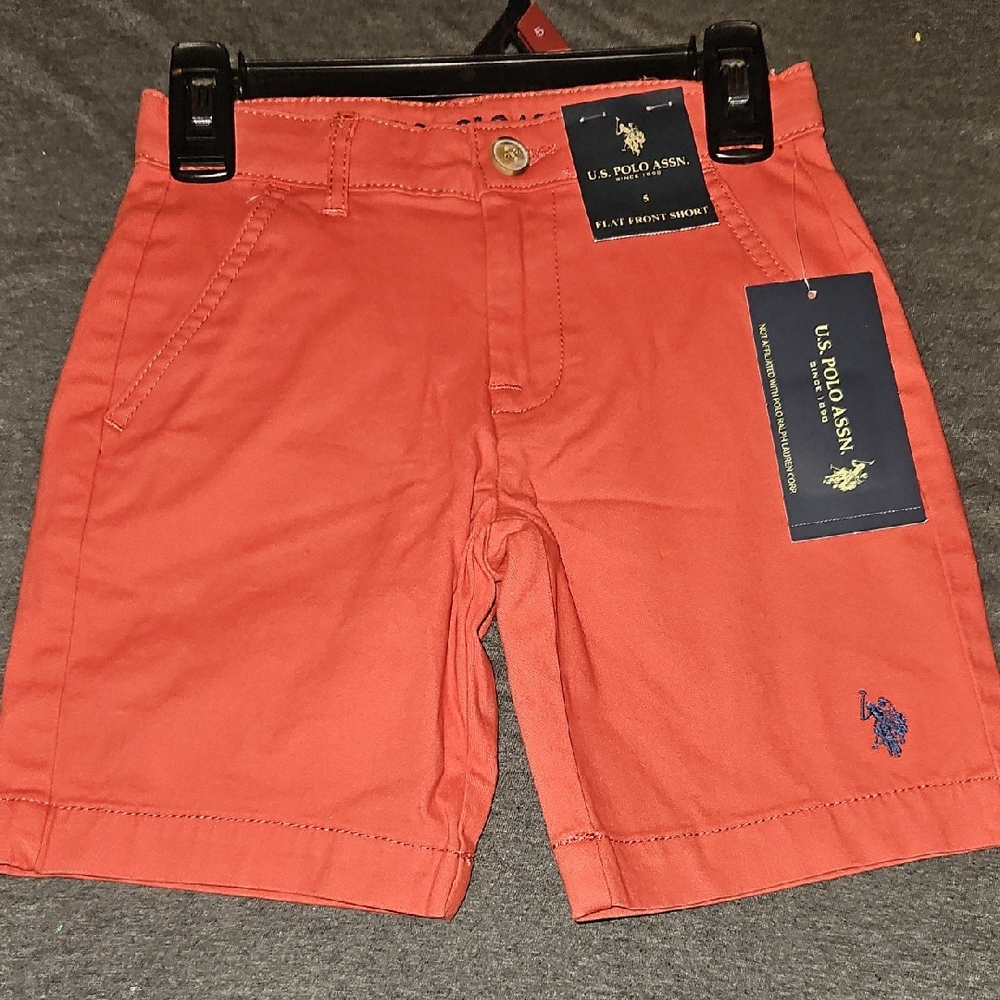 U.S. Polo Assn. Kids Red Shorts